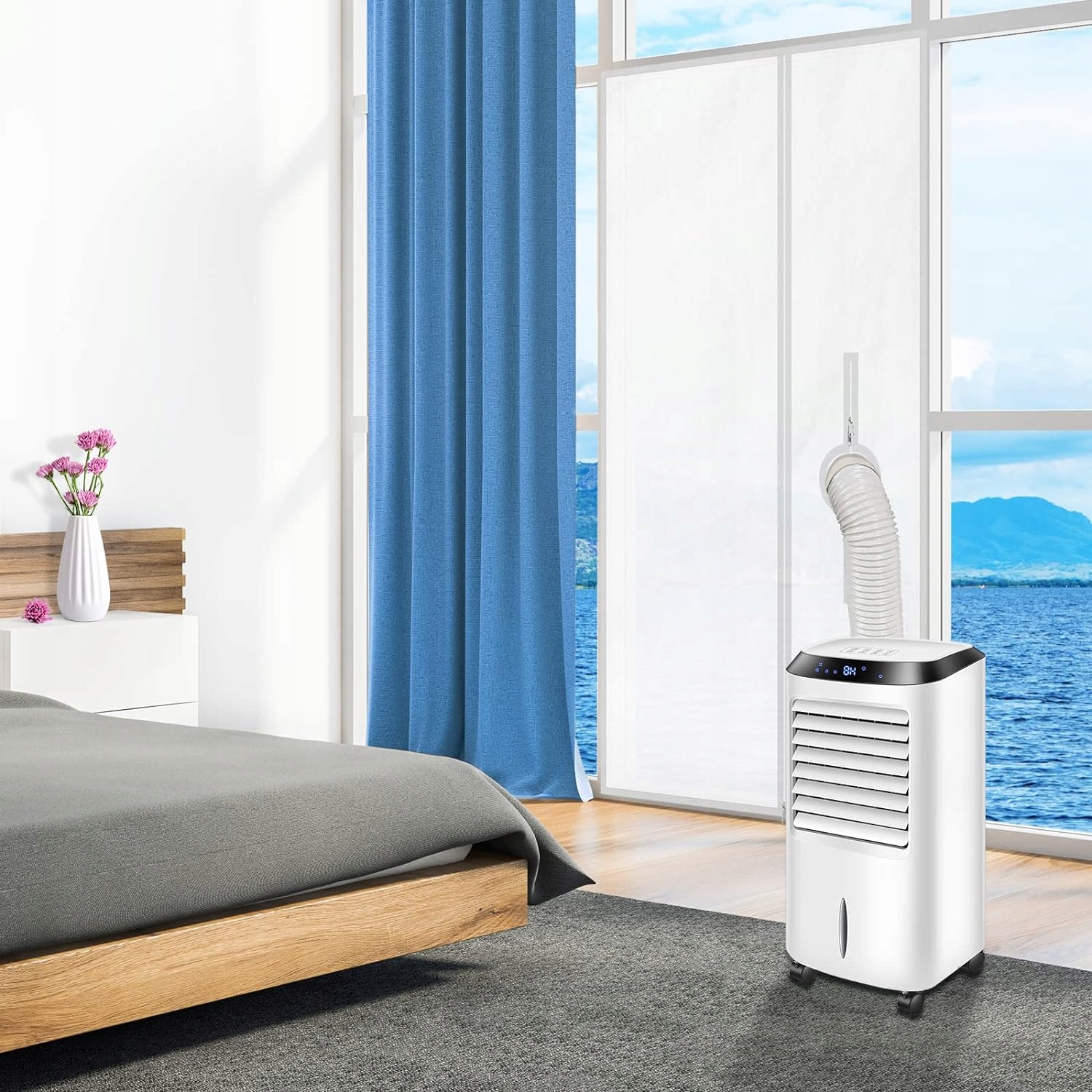 Uszczelka Do Klimatyzatorów Balkonowa 90x210 CM Zamek Błyskawiczny