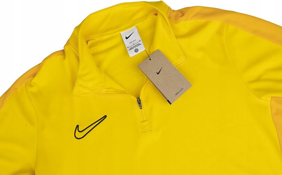 BLUZA MĘSKA NIKE DF ACADEMY DRILL SPORTOWA ŻÓŁTA rozmiar L Wzór dominujący bez wzoru