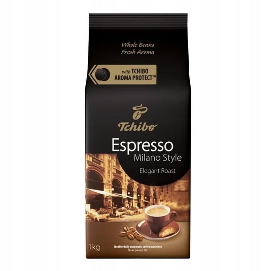 Levně Káva zrnková Tchibo Espresso Milano Style 1 kg