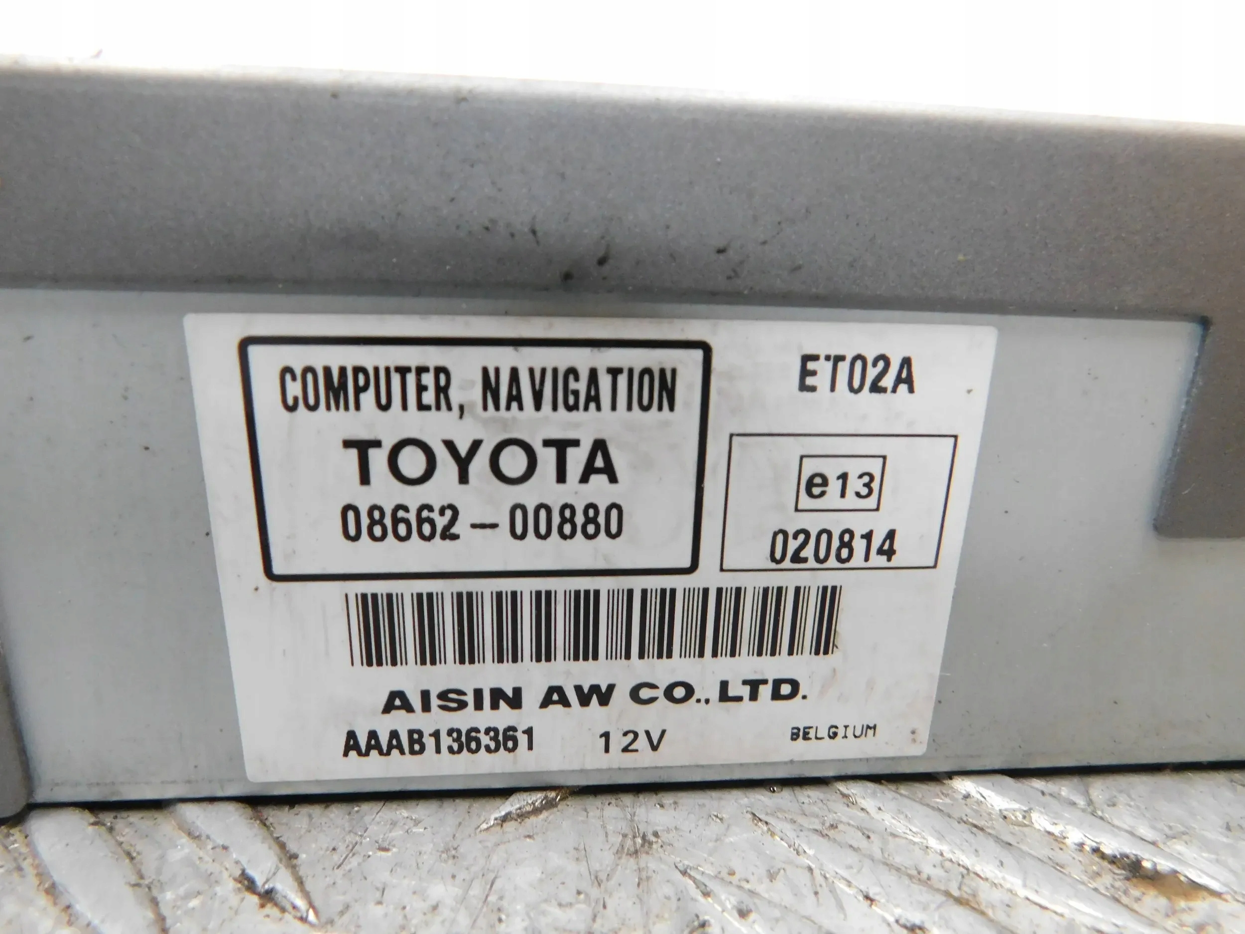 player navigation devices TOYOTA AVENSIS T25 08662-00880