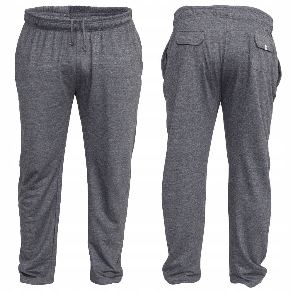 D555 kalhoty pánské Rory tepláky nadměrná velikost 8XL šedá