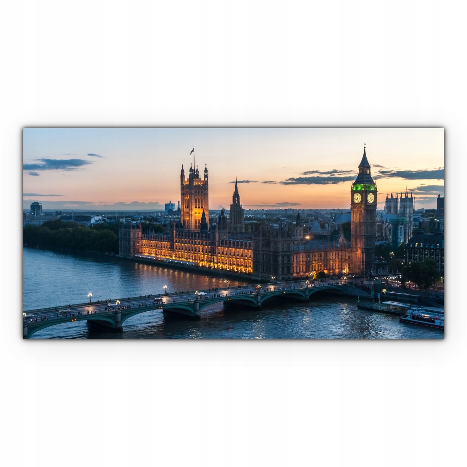 

Obraz płótno z foto 100x50 Londyn Big Ben Miasto