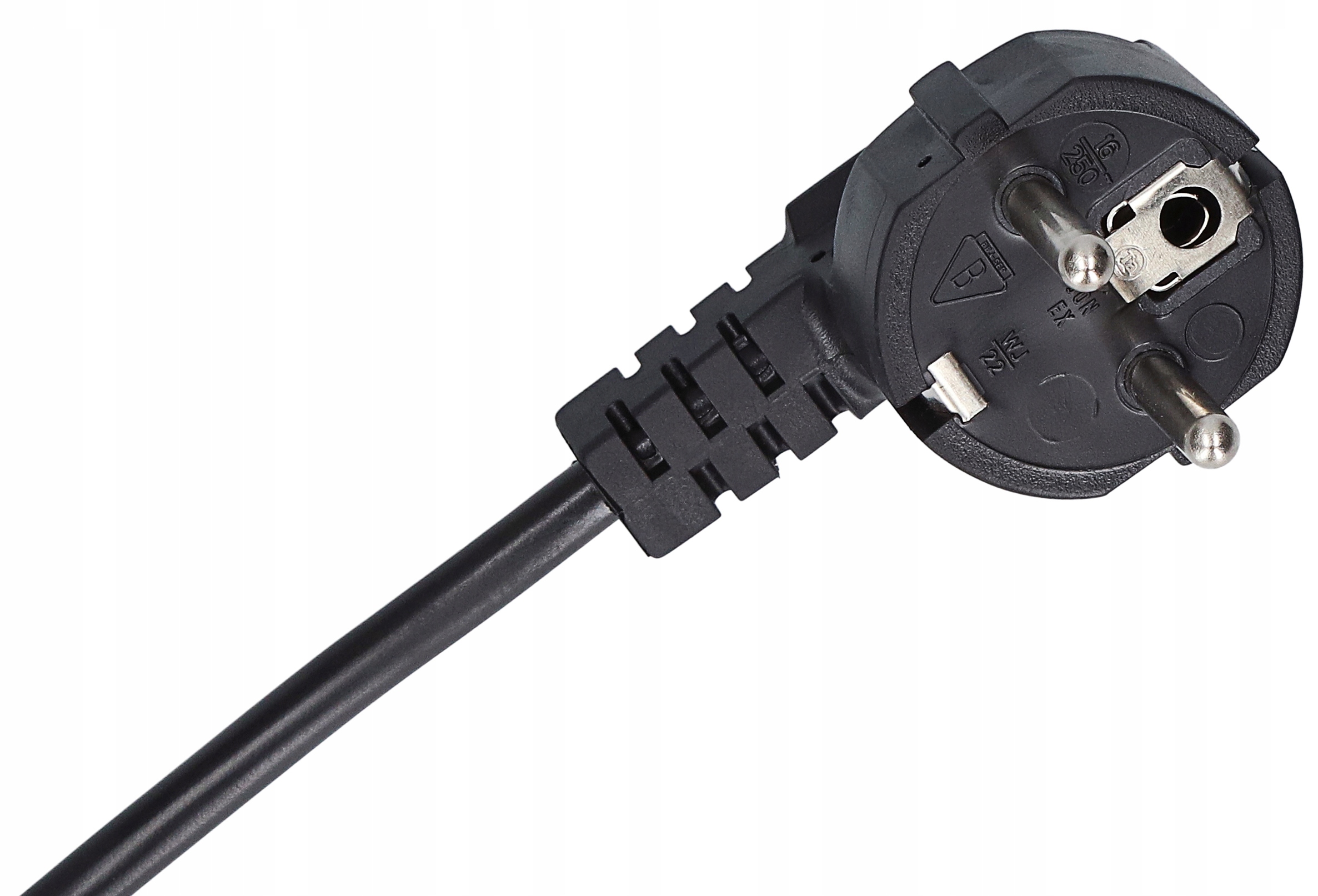 Przedłużacz pojedynczy z uziemieniem 3m czarny Liczba gniazd 1