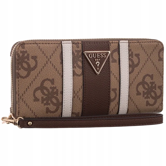 Dámská peněženka Guess Laurel II Slg Lrg Zip Around SWSS74 59146 Béžová