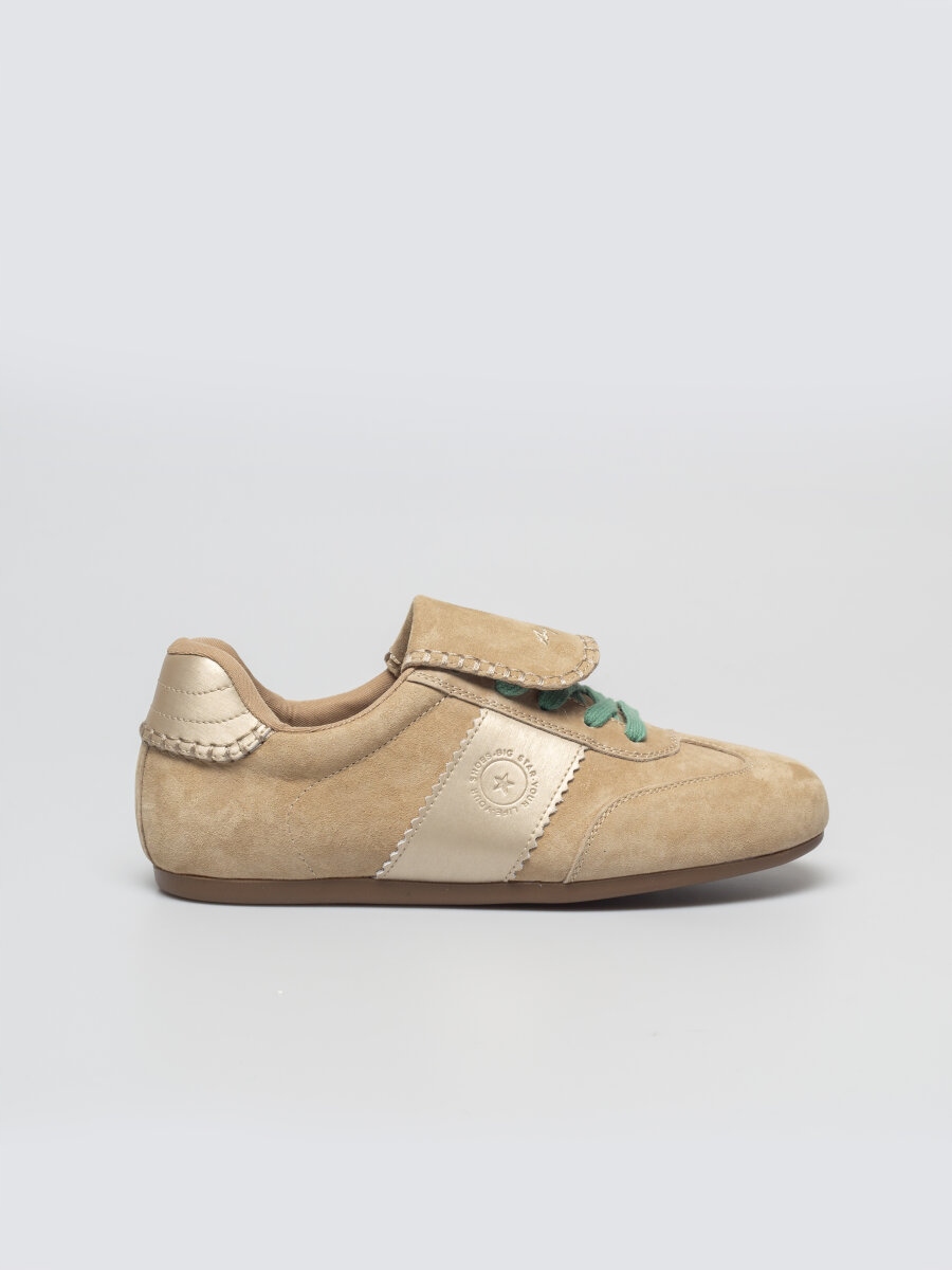 Big Star Dámské tenisky z přírodní kůže, béžové TT274686 801 37