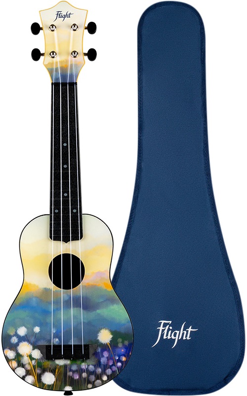 Flight TUS40 Dandelions ukulele sopranowe +bag