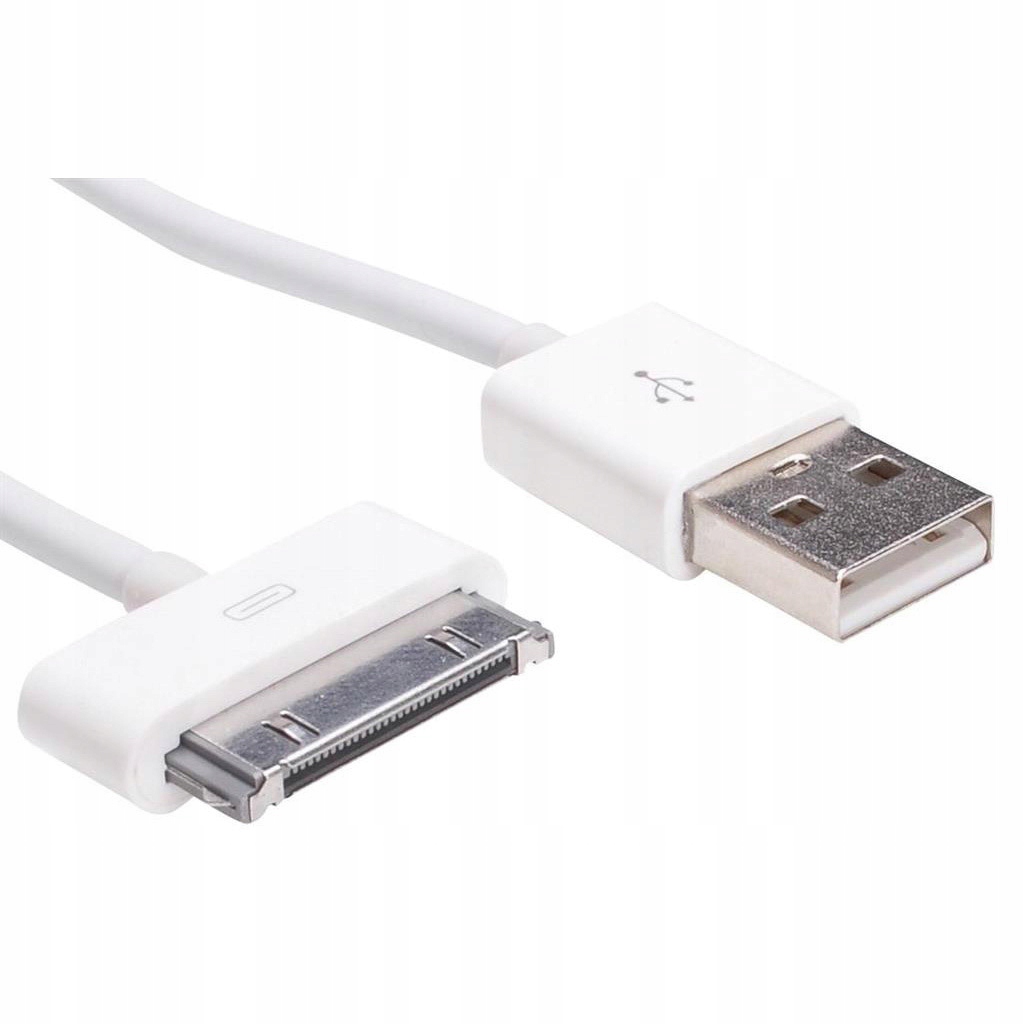 Kabel Akyga USB - Apple 30-pin 1 m biały