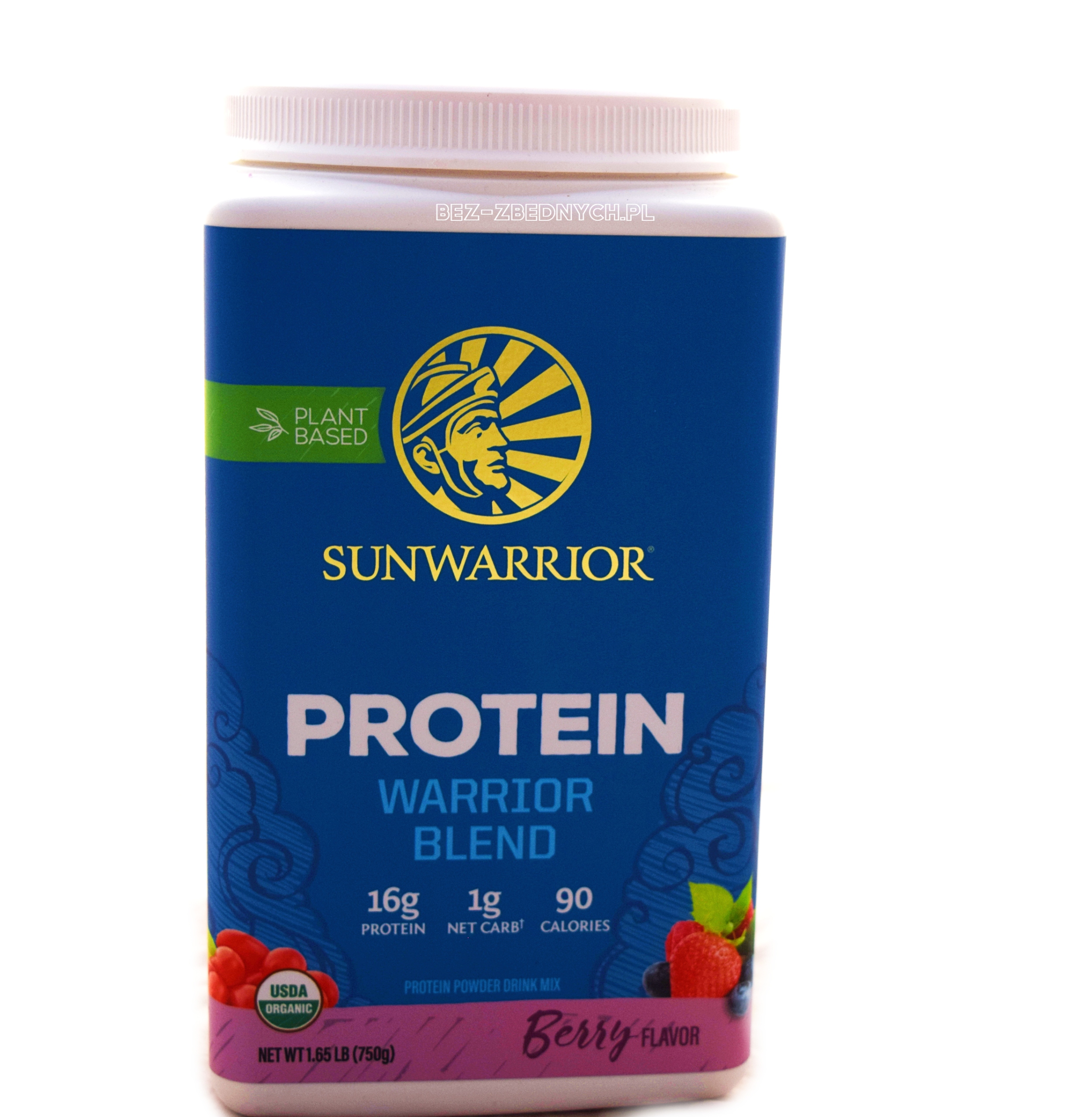 Sunwarrior Warrior Blend 750g Bio Plant Protein MIX Veganských Bílků Vege