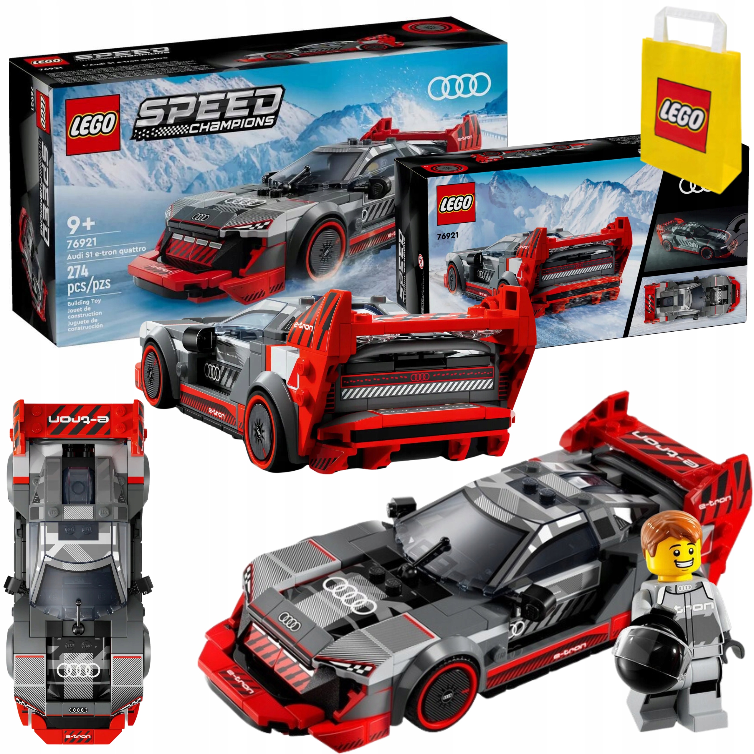 stavebnice Lego Speed Auto Audi S1 E-tron Quattro Model Auto Dárek