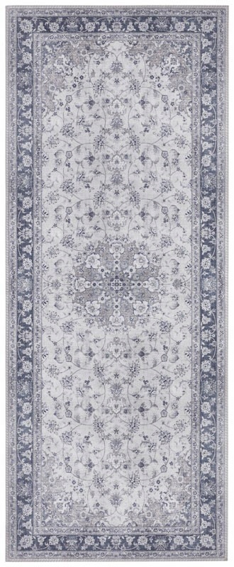 Behúň 80x200 na chodbu a predsieň, modrý, orientálny, plocho tkaný