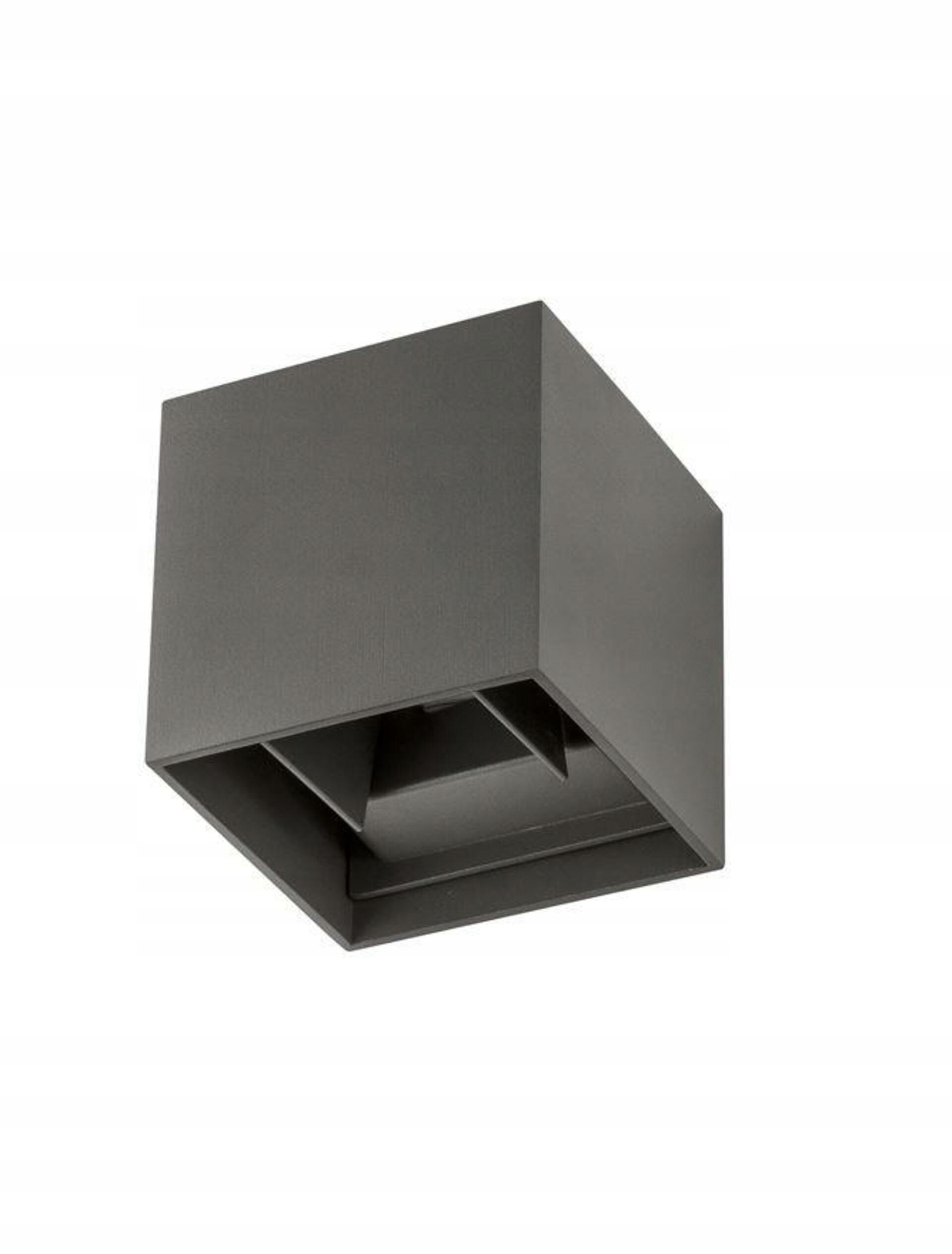 Nova Luce venkovní nástěnné svítidlo Como tmavě šedý hliník Led 2x3W 3000K