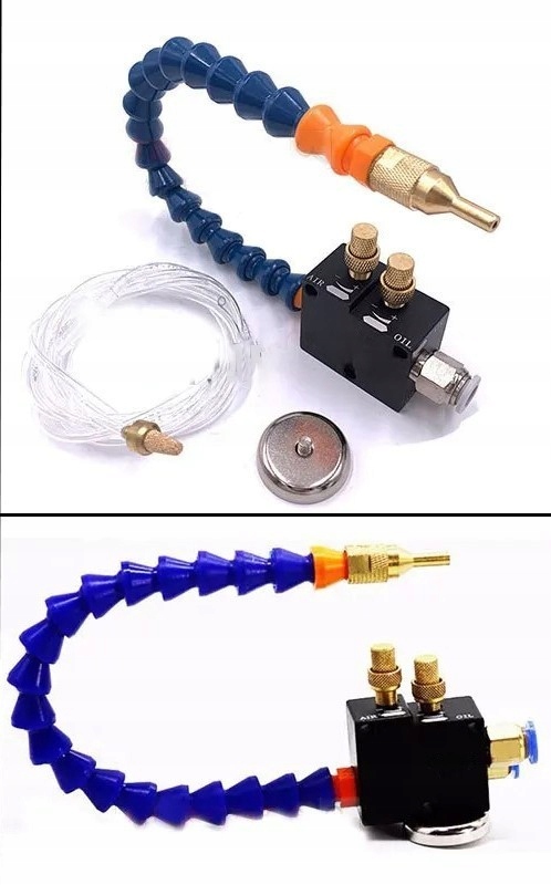 Systém olejové mlhy – 2 ventily s magnet – 300 mm