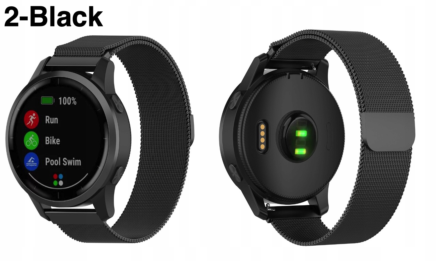 PASEK DO GARMIN VENU 2 3/ VIVOACTIVE 4 45mm Forerunner 265 46mm KOLORY 22MM Szerokość 22 mm