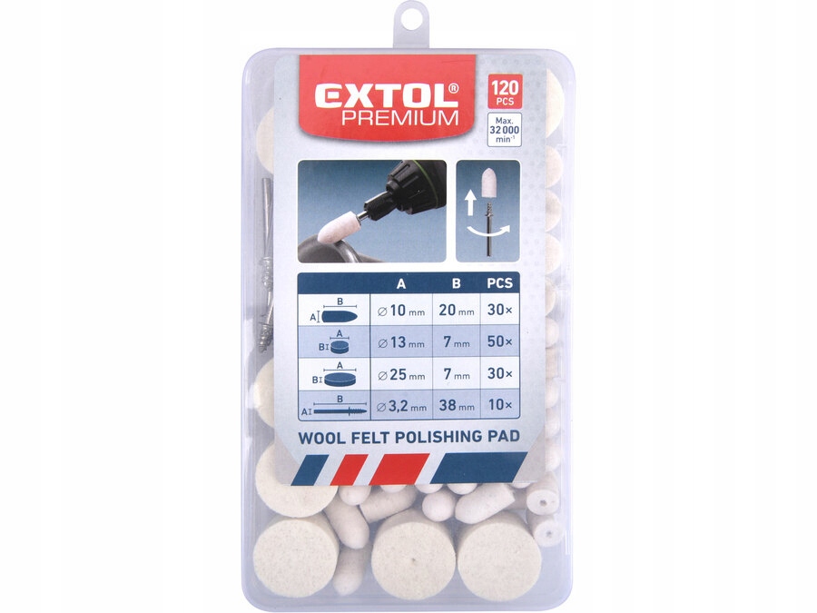 AKCESORIA MINISZLIFIERKI Filc polerski POLEROWANIE