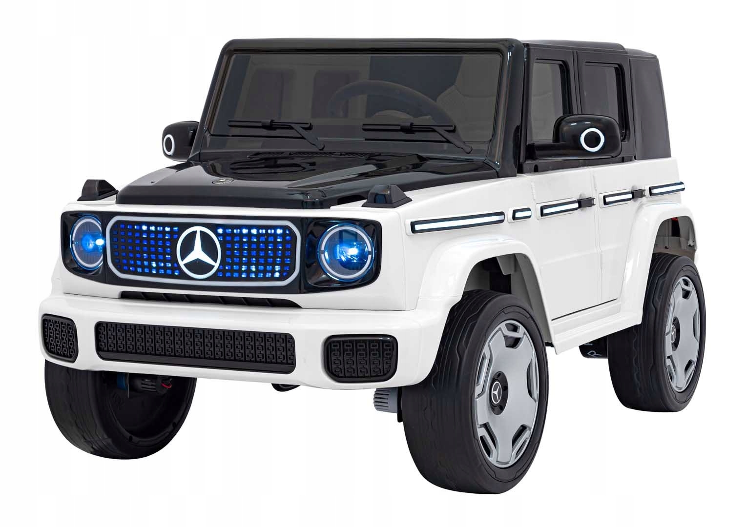 Auto Na Akumulator Mercedes Benz Eqg Pianka Eva Led 4x4 Blueooth Pilot