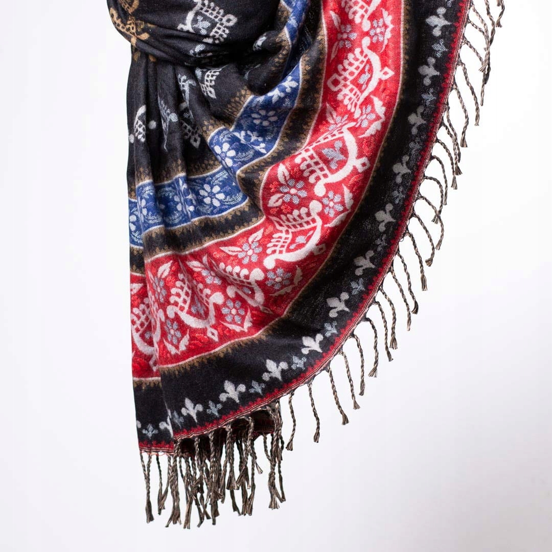 Šála Ethno 49 černá