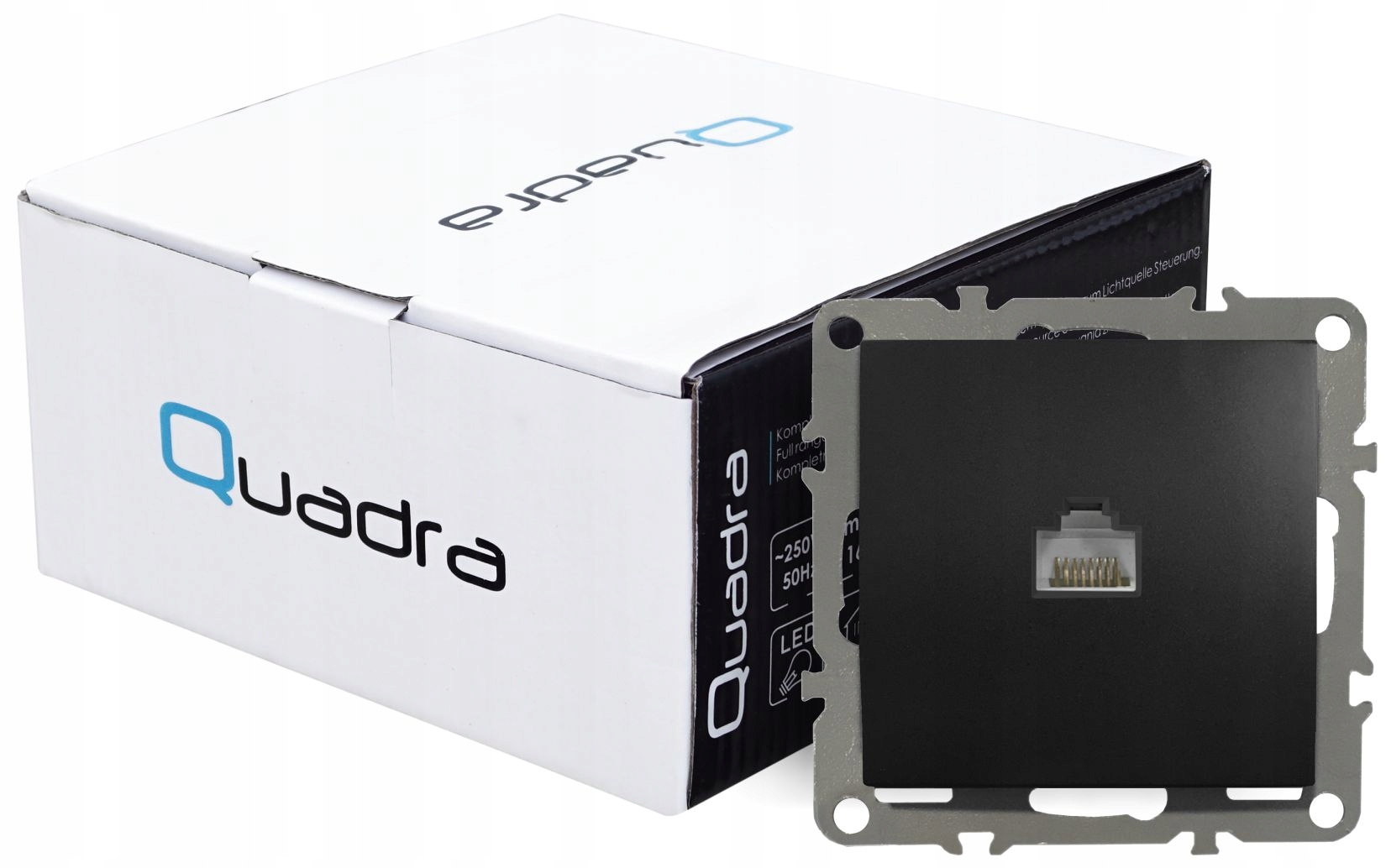 QUADRA GNIAZDO KOMPUTEROWE INTERNETOWE RJ45 LAN Marka Quadra