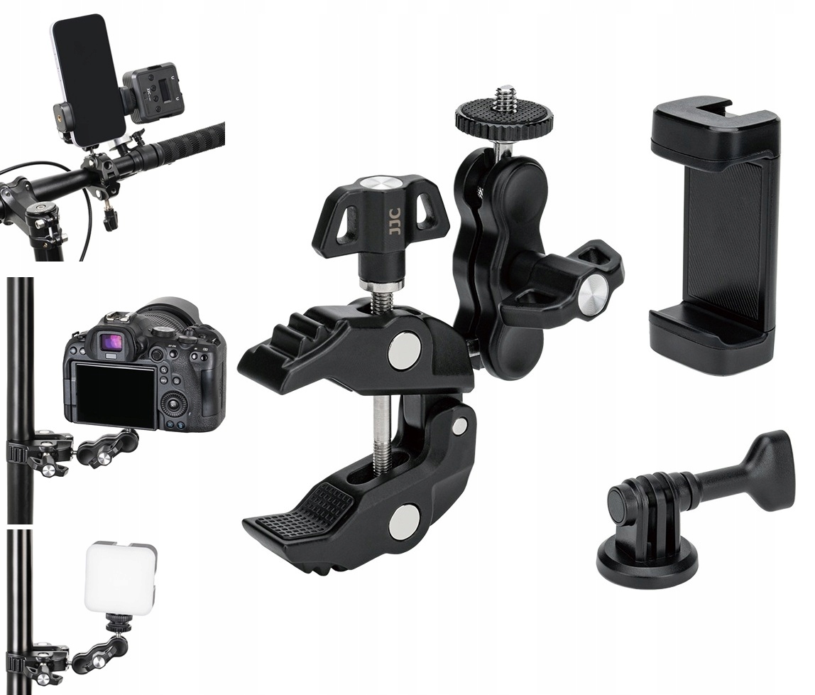 Magic Arm Montážní sada Klips Svěrák na 1/4'' Držák Telefon GoPro