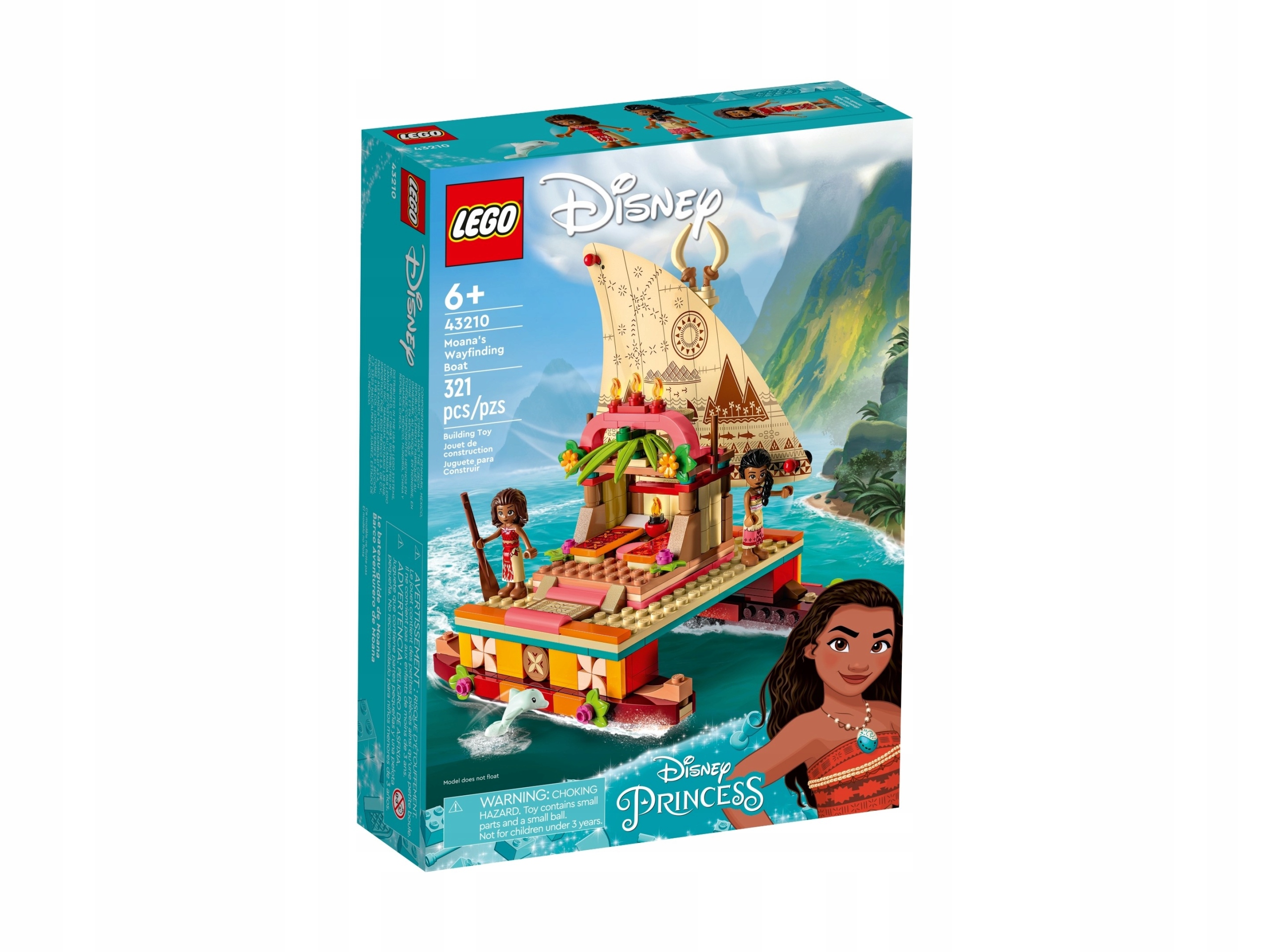 Lego Disney 43210 Katamarán Vaiany Nové