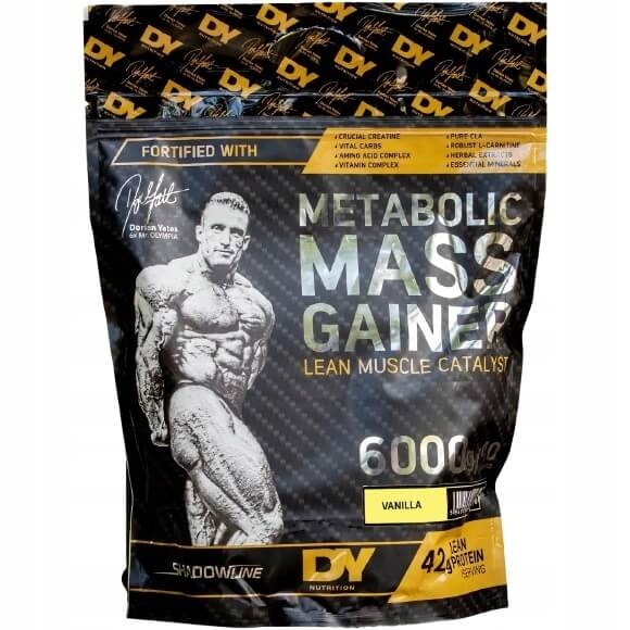 Dorian Yates Metabolic Mass Gainer 6000 g doplněk stravy na hmotu příchuť vanilka