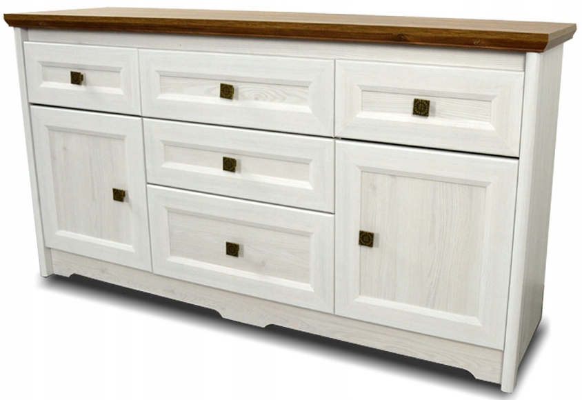 KOMODA Z SZUFLADAMI pojemna 161cm DO SALONU DĄB