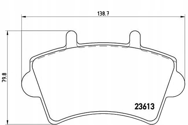 Brembo Brzdové Destičky Opel Movano 99- Renault Mast Asistent řidiče #28