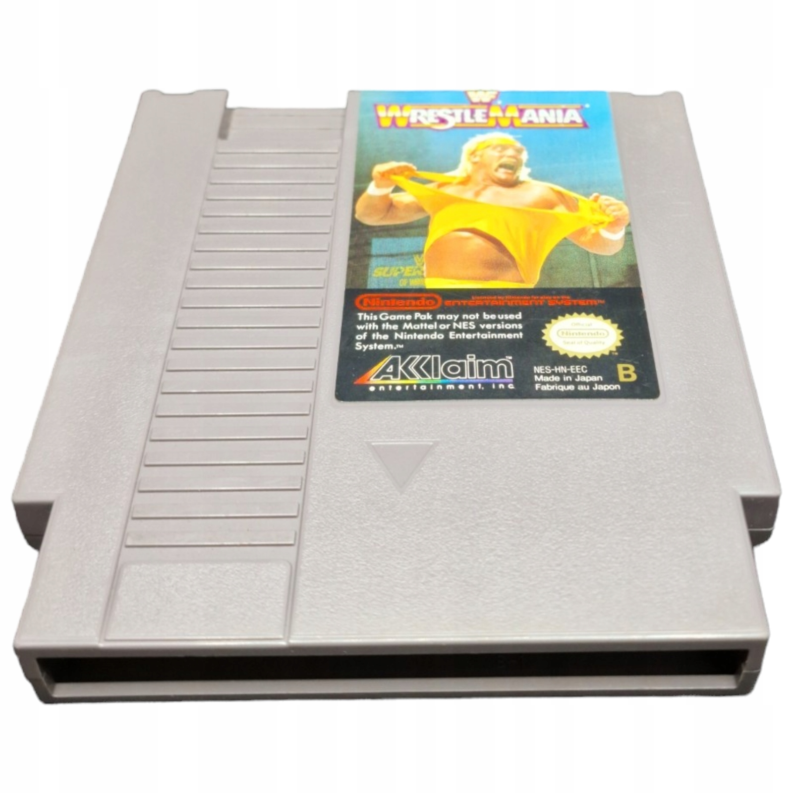 Gra WWF Wrestlemania Hulk Hogan Wrestling Nintendo NES Platforma Nintendo NES