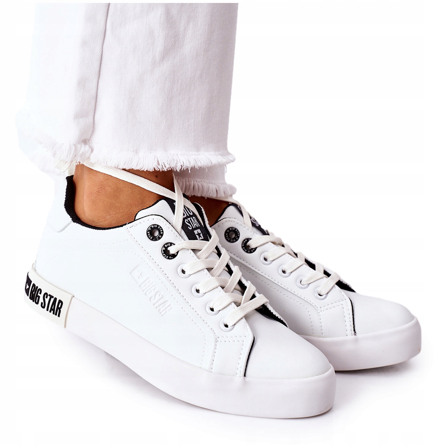 

Damskie Tenisówki Bigstar II274031 Białe Czarne 40