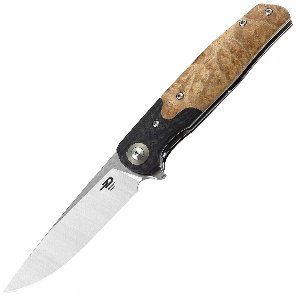 Nůž turistický taktický nůž Edc Bestech Knives Ascot Wood/SatinBlade