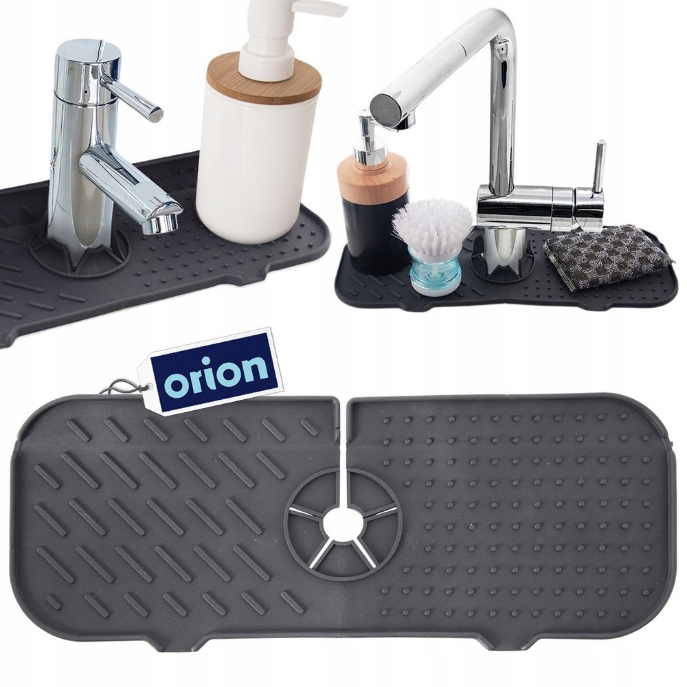 Mata SILIKONOWA kuchenna łazienkowa na zlew ociekacz podkładka pod kran