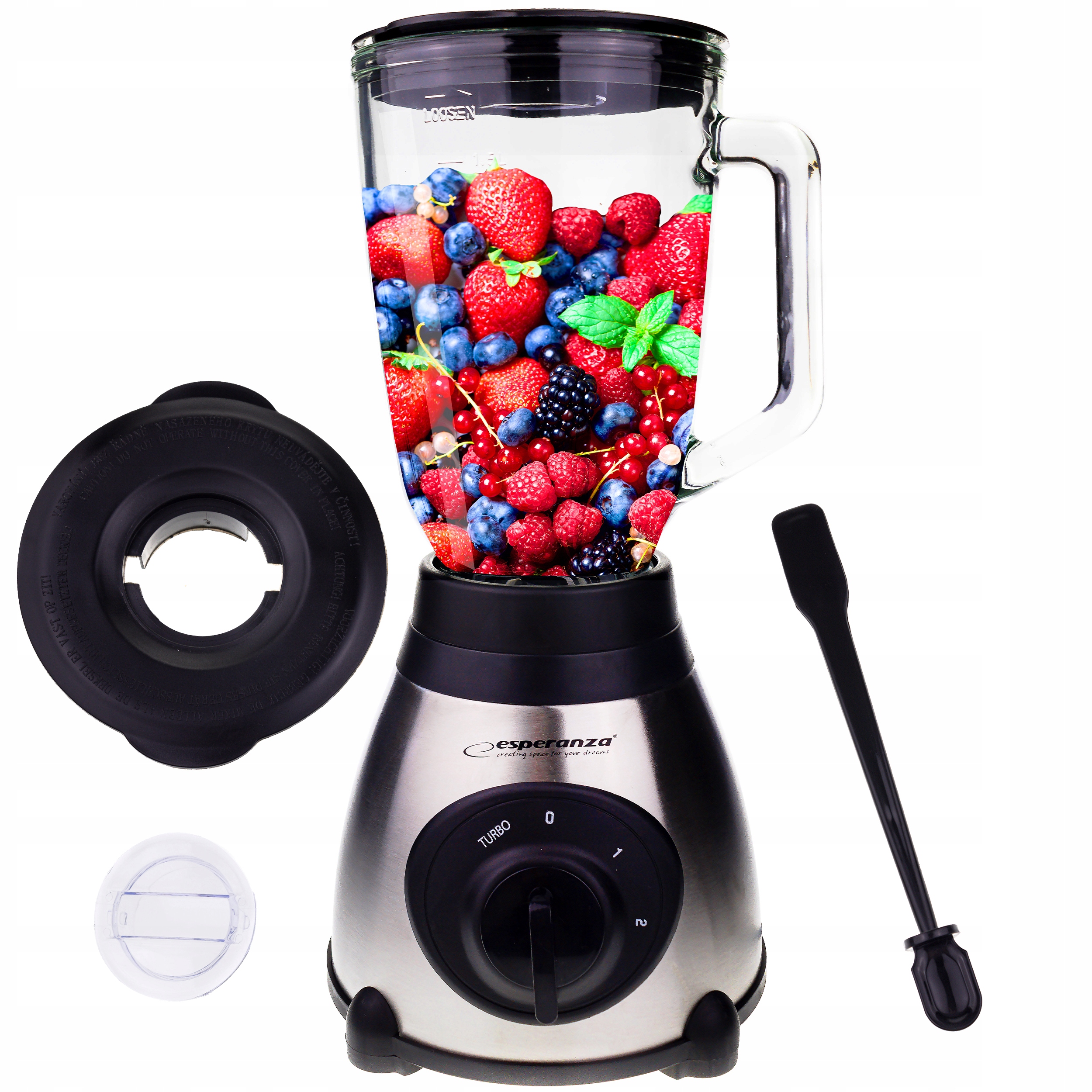 

Blender Kielichowy Do Koktajli Stal Szkło Turbo