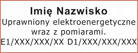 

PIECZątka elektryk uprawnienia elektryczne Sep