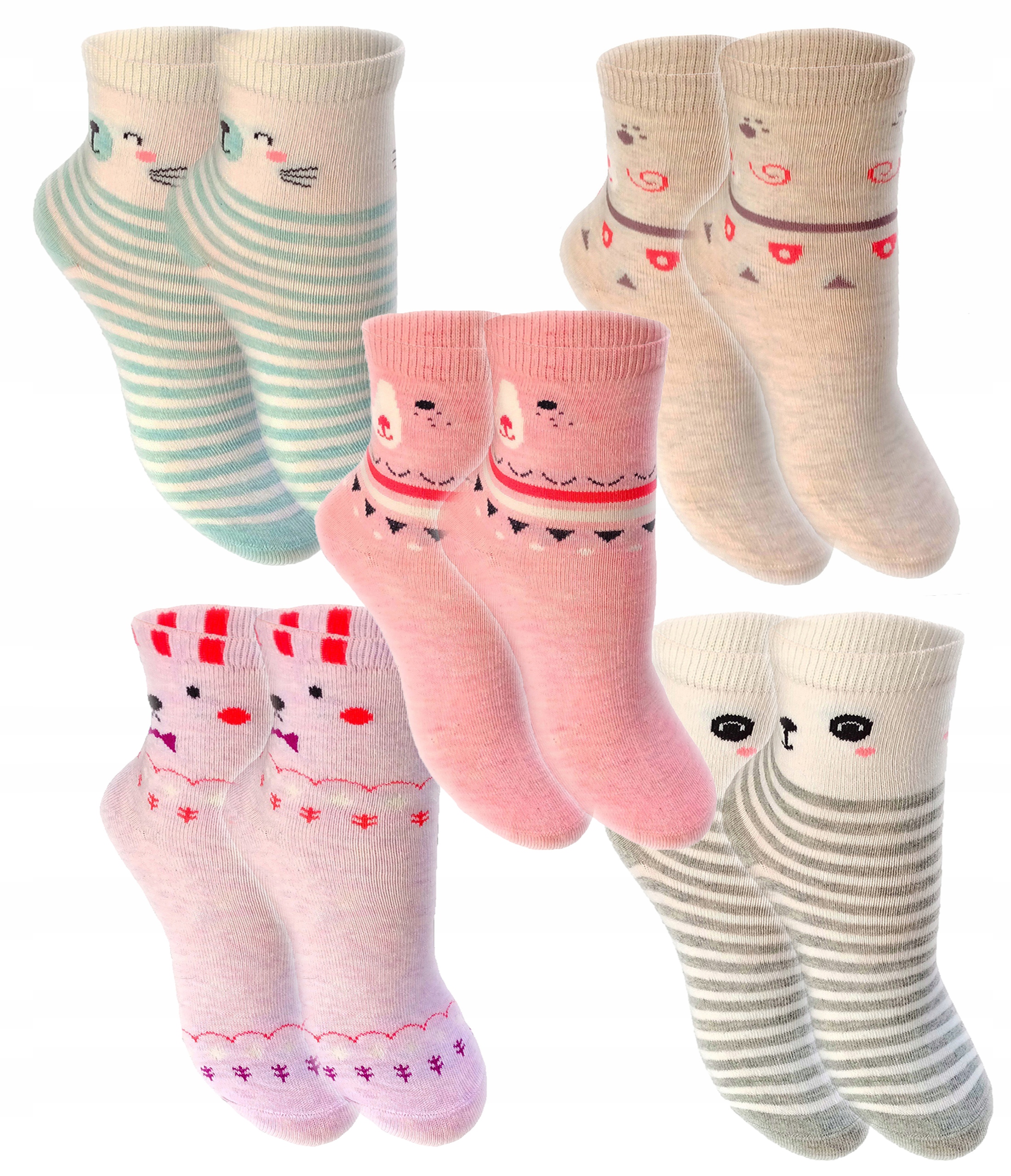 

Skarpetki Dziecięce Dziewczęce 5PAK rozm 24-27