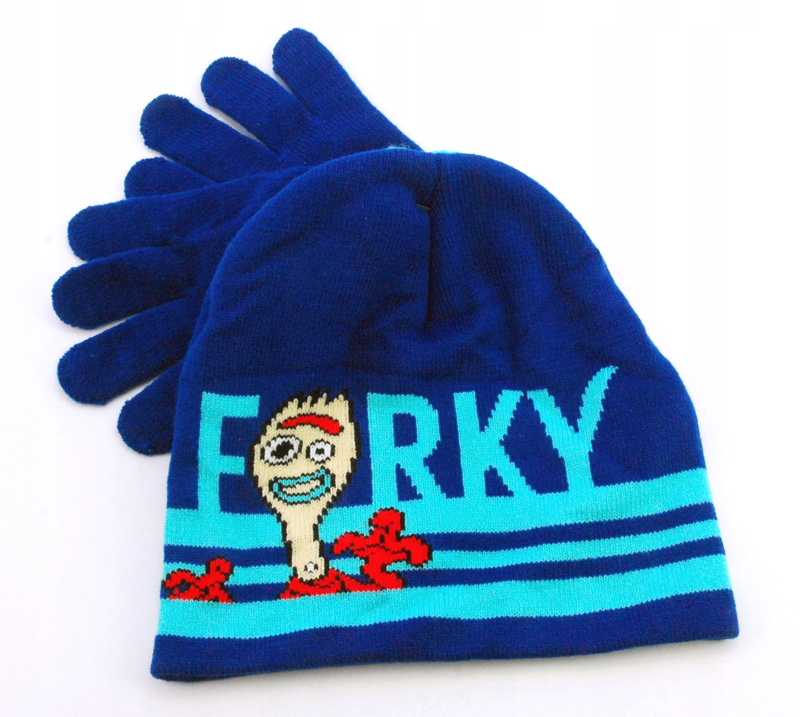 TOY STORY FORKY Rękawiczki Czapka Zimowa 52-57cm Wiek dziecka 5 lat +