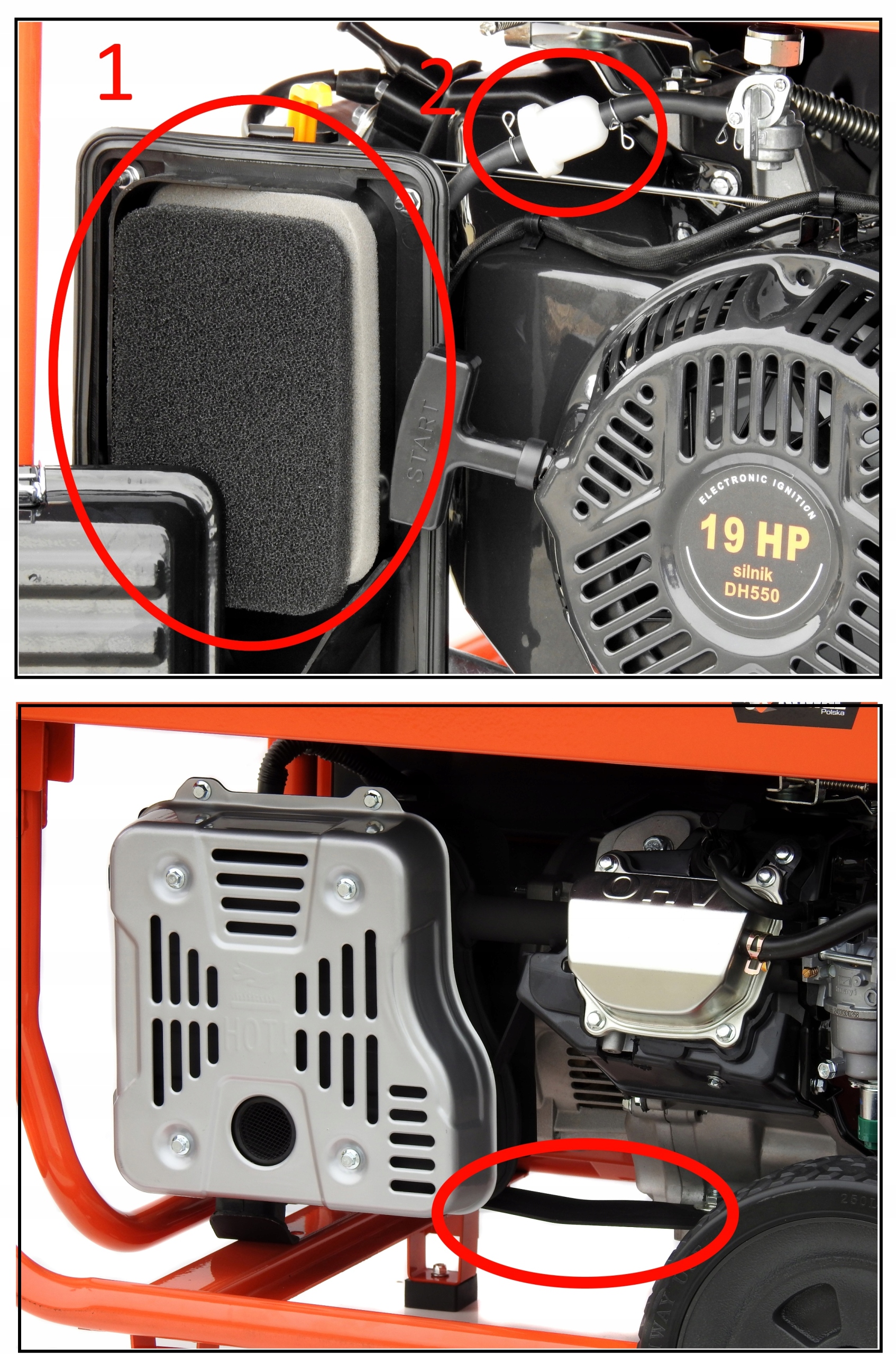 NAJMOCNIEJSZY AGREGAT PRĄDOTWÓRCZY KowaL ELSTART MIEDŹ STOJAN+WIRNIK AVR+ Rozruch elektryczny ręczny