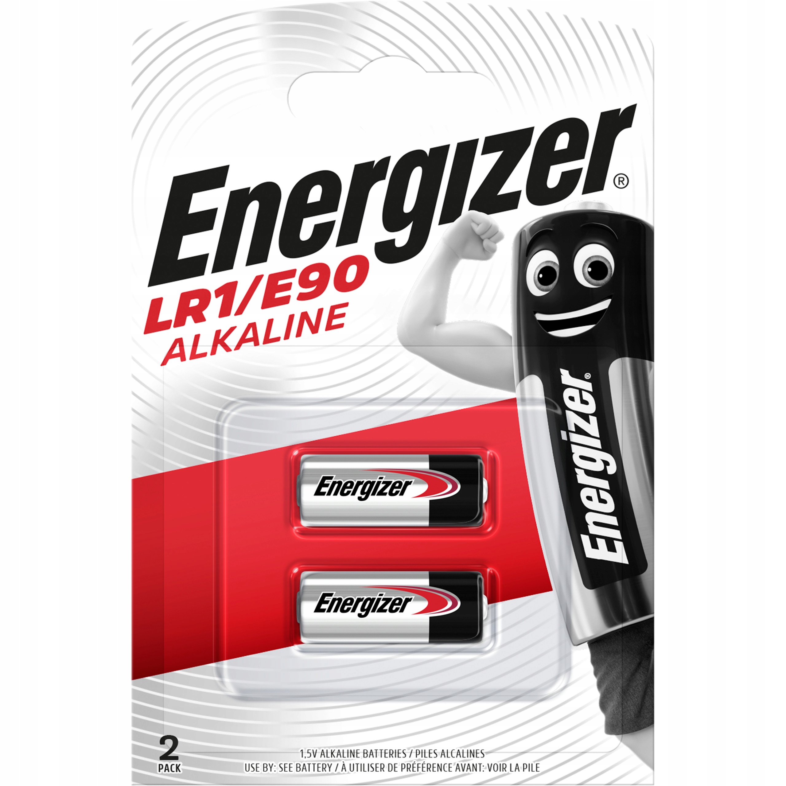 2x Bateria alkaliczna Energizer LR1 E90