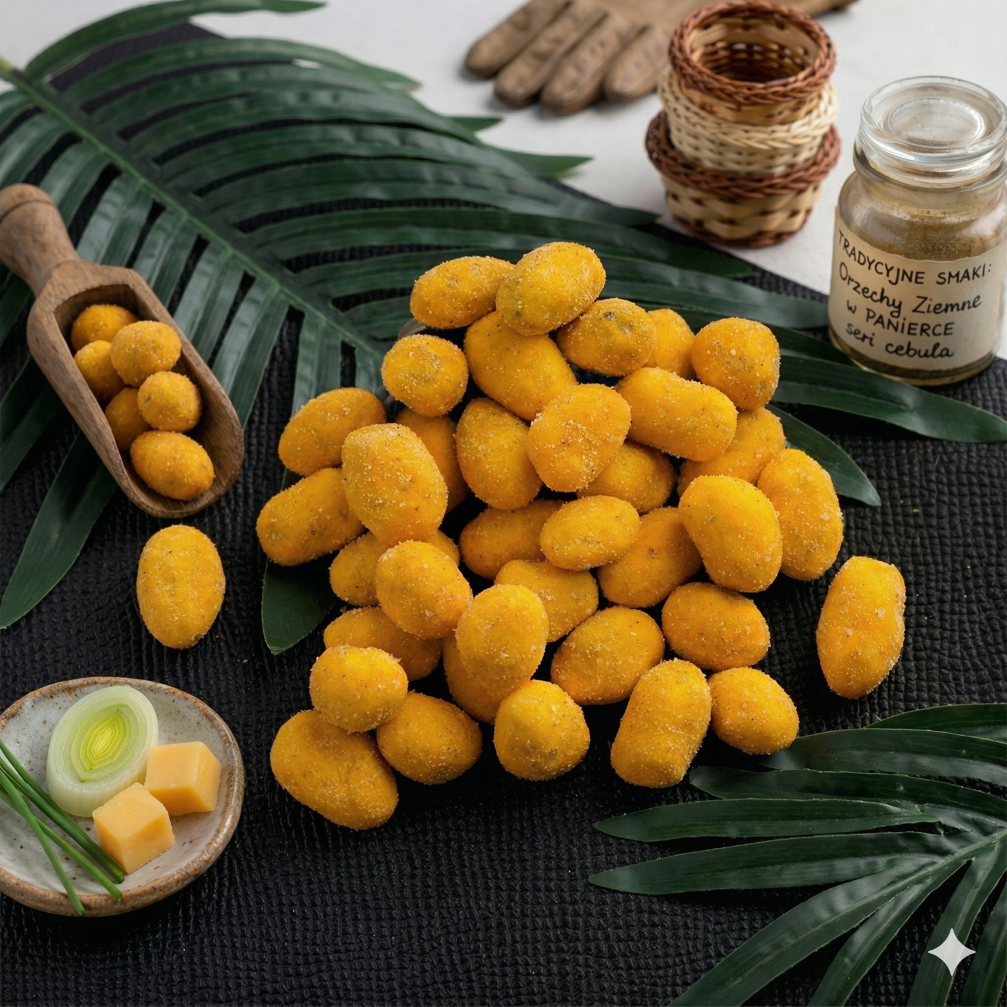 Arašídy 5 kg v Křupavé Panierce Sýr a Cibule Gieko