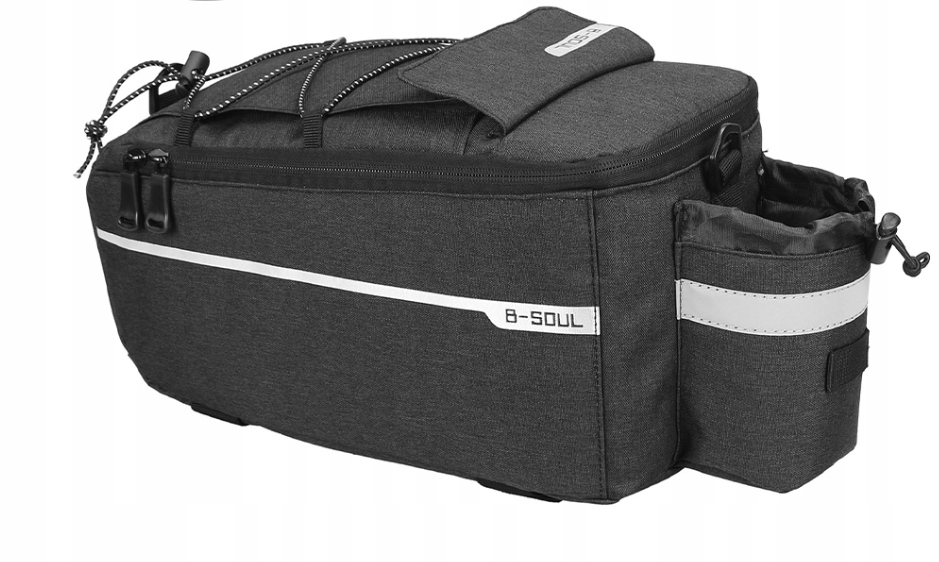 TORBA ROWEROWA NA BAGAŻNIK SAKWA ROWER ETUI KUFER TYLNA TERMICZNA LAMPKA Szerokość produktu 45 cm
