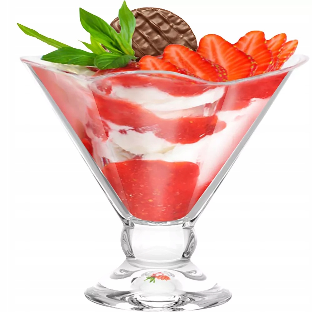 Pucharki do deserów lub lodów Flamenco 180ml 6szt Marka Altom Design