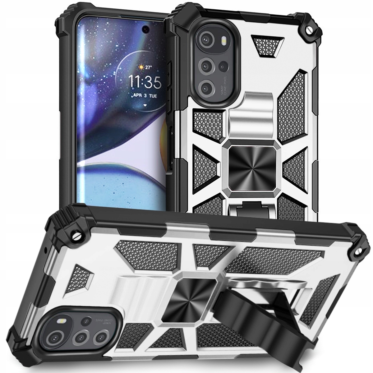 

Etui Pancerne Armor Szkło do Motorola Moto G22