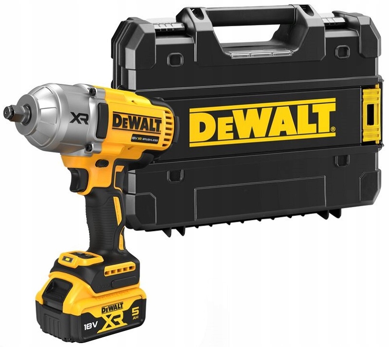 Akumulatorowy klucz udarowy DeWalt DCF900NT Brushless 18V walizka (bez ak