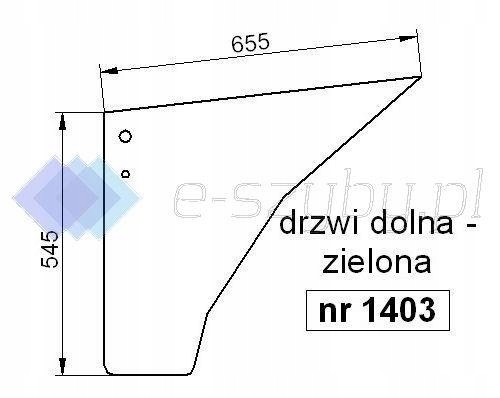 sklo Case Cs 48 52 56 58 63 spodní dveře