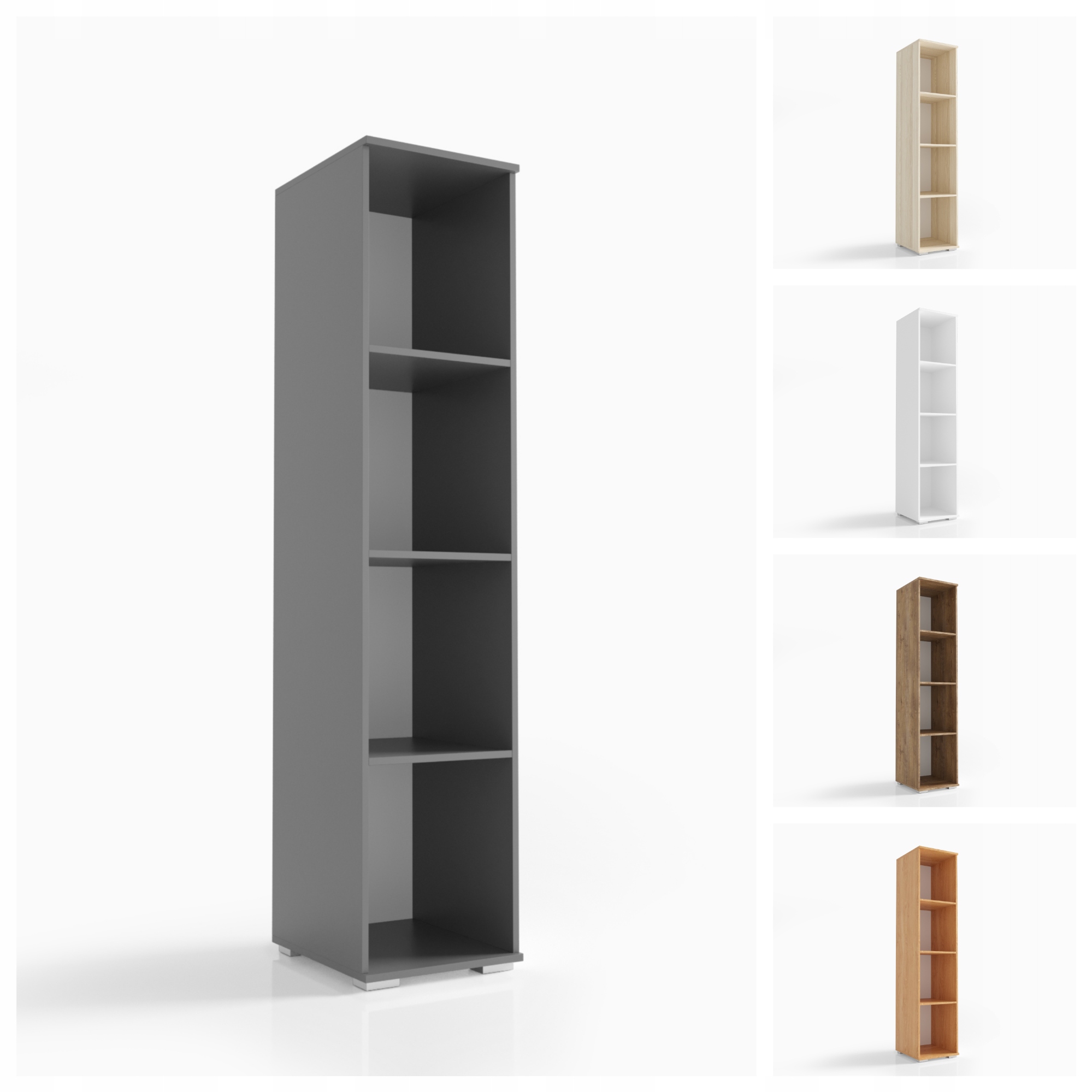 Regál do obývacího pokoje Grafit 50 Deska 18 mm VK18 O-sofa Ideální pro knihy Květiny