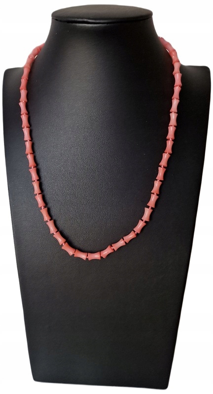 Korál Přírodní Růžový Náhrdelník Posilující Lásku Anahata