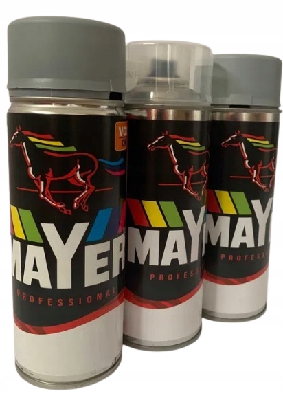 Emalia Srebrna na Felgi Spray 3 x 400ml MAYER