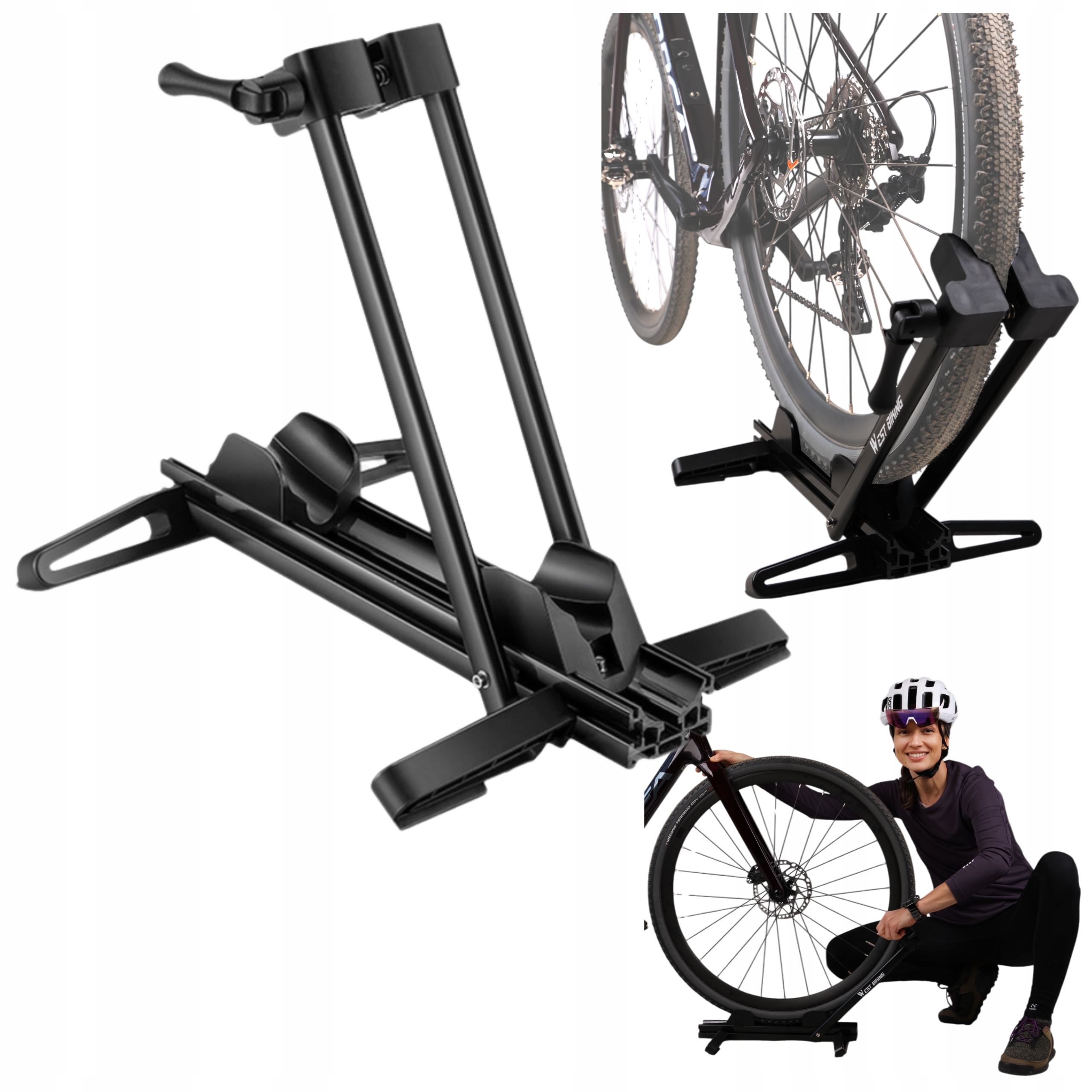 Servisní Stojan Na Kolo Pro Kolo, Podlahový Držák, Nastavitelný, 24-29"