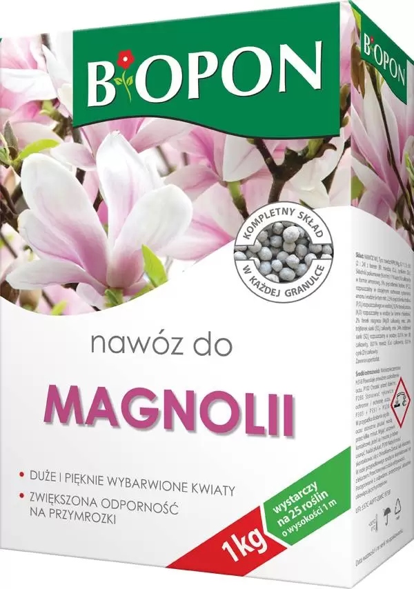 

Nawóz do magnolii zwiększa odporność na Przymrozki