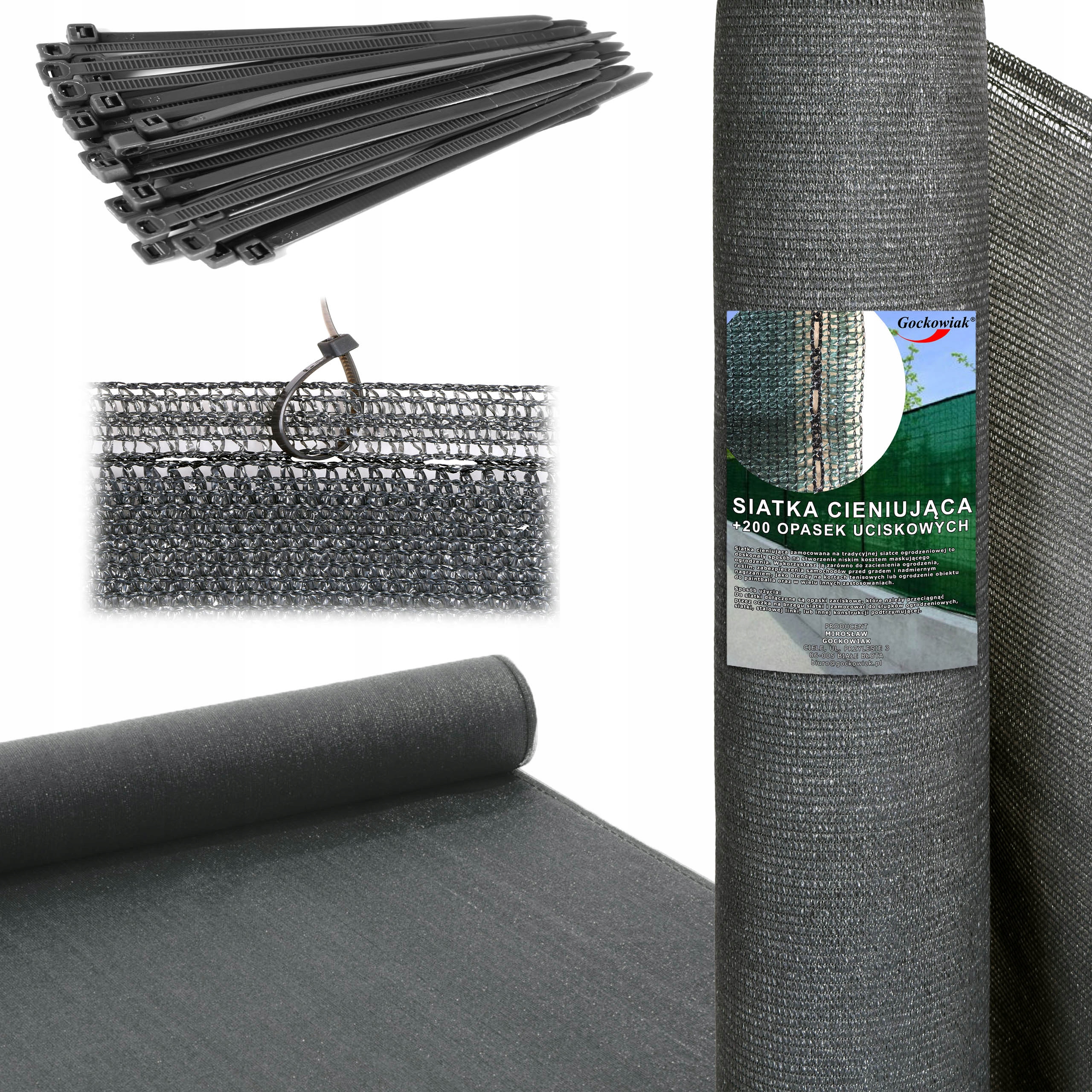 

Siatka Cieniująca Maskująca Uv Na Płot 95% 1,5x50m