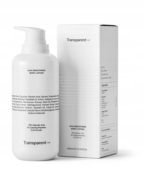 Transparent Lab Aha Smoothing Body Lotion Balsam 400ml