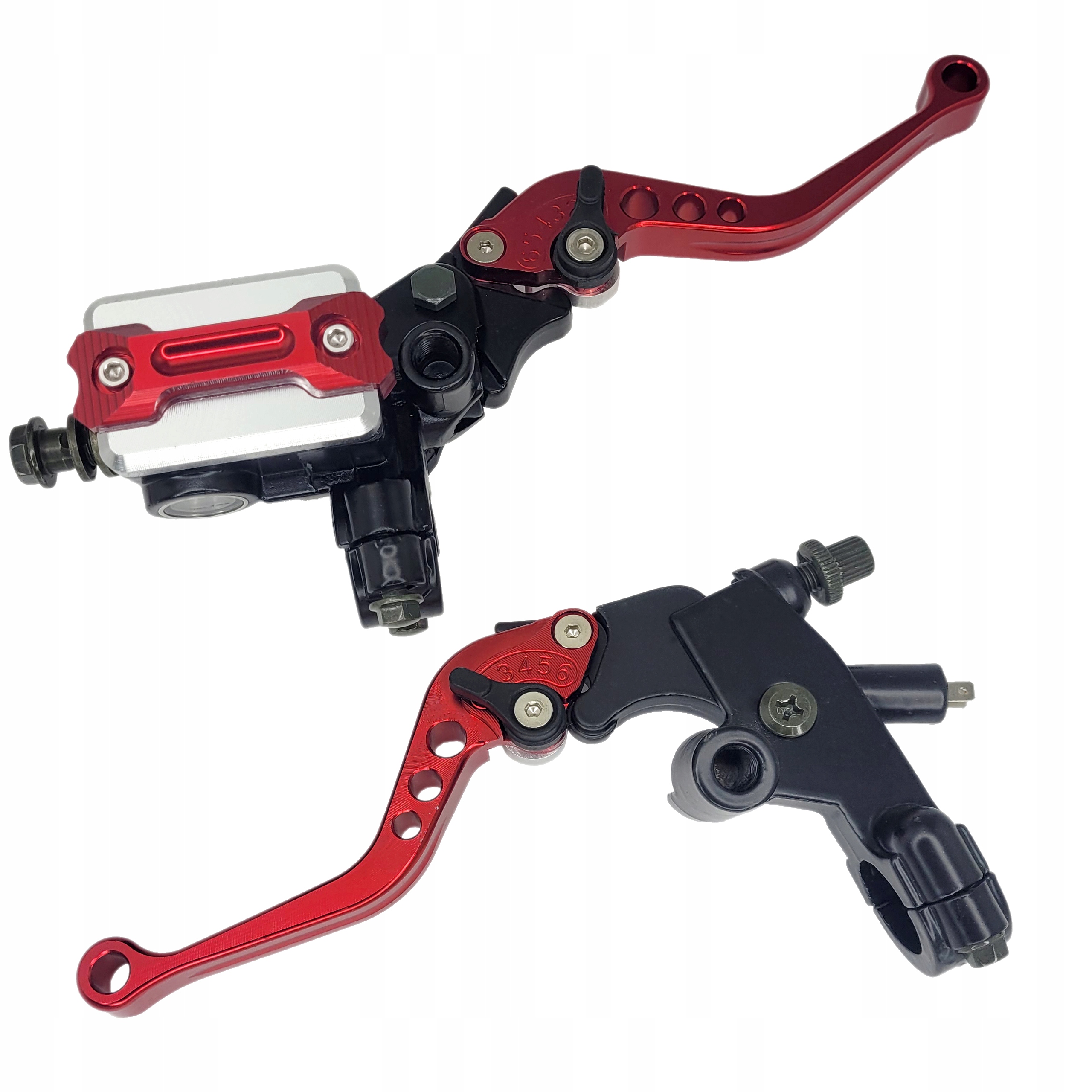 Pompa Hamulcowa Hamulca Dźwignia Sprzęgła Klamki Regulacja Cros Enduro 22mm